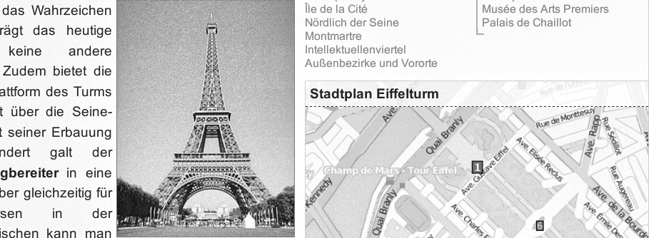 Translations of guidebook texts and city tours